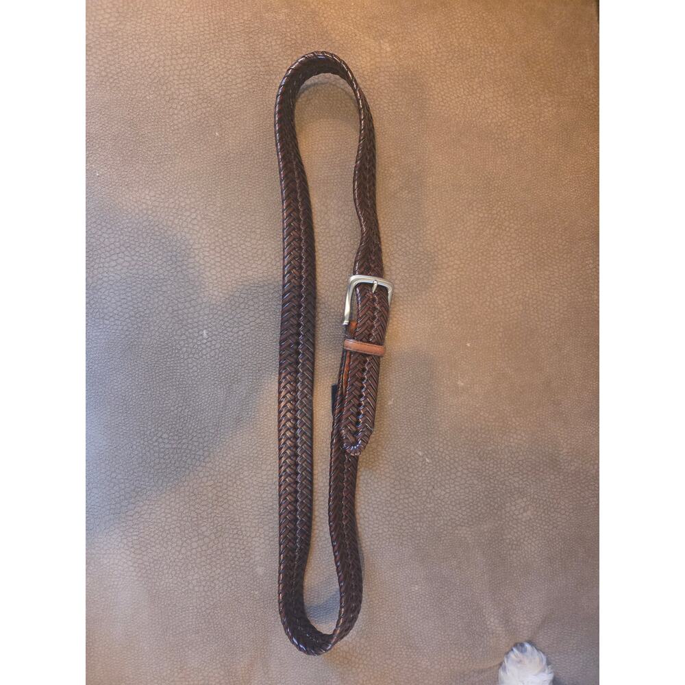 Tommy Hilfiger Leather Braided Belt